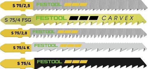 Festool tilbehør stiksavklingesæt sts-sort 25 w - 204275