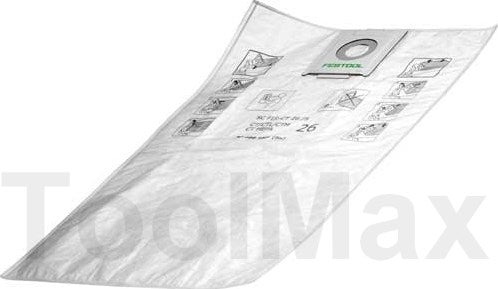 Festool tilbehør filterposer ctl 26 (5x) | 496187
