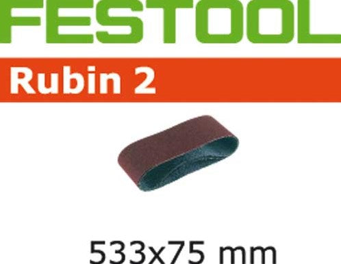 Festool tilbehør slibebånd l533x 75-p60 ru2 10 - 499156