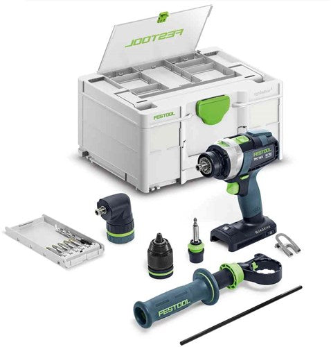 Festool akku slagboremaskiner TPC 18 4 i-basic sæt quadrive - 577625