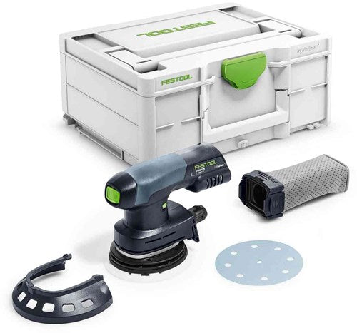 Festool etsc 125-basic | akku excentersliber | i kuffert | uden batterier og oplader - 576370