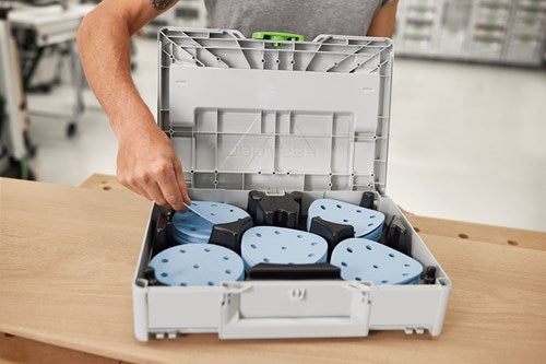Festool sys-stf d125 gr-sæt slibende materiale systainer³ - 578193