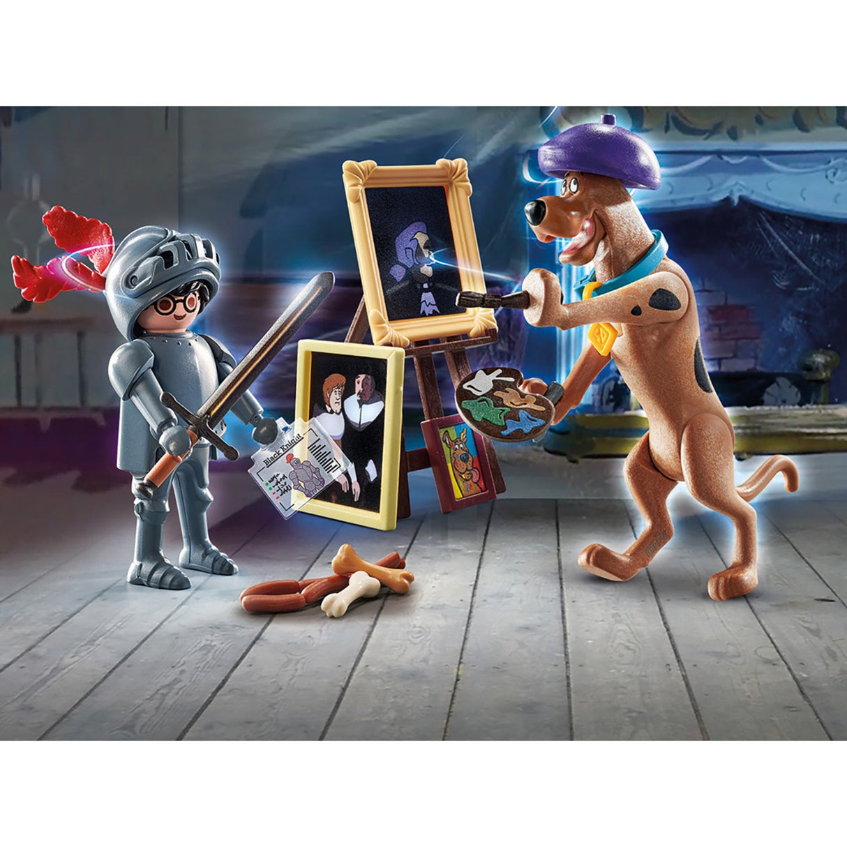 Playmobil Scooby Doo! - eventyr med sort ridder byggelegetøj (70709)