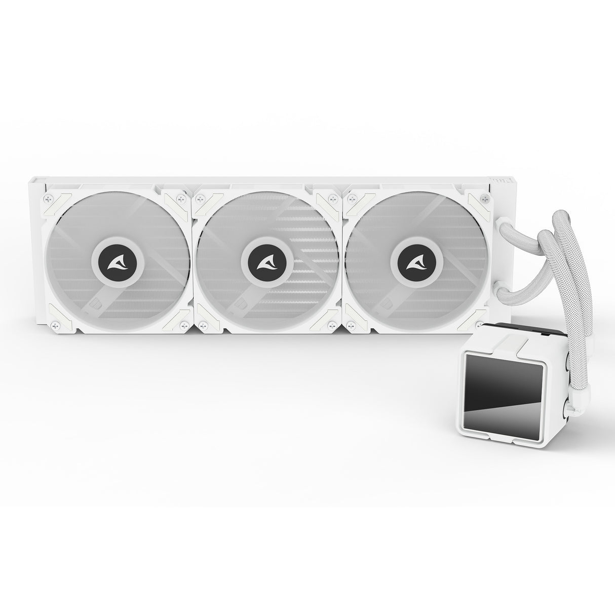 Sharkoon s60 argb vandkøling (hvid, 4-benet pwm)