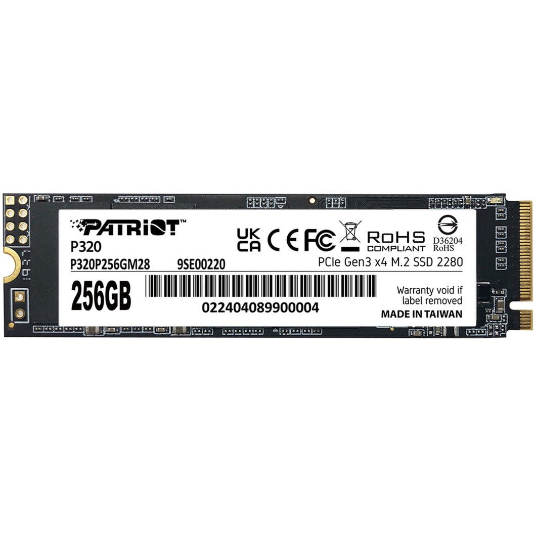 Patriot p320 256 GB SSD (PCIe 3.0 x4, NVME 1.3, M.2 2280)