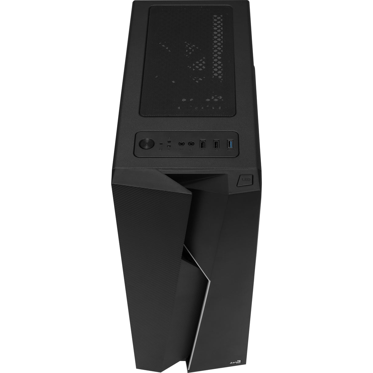 Aerocool bolt midi tårnhus (sort | 3x USB-A | RGB | vindue)