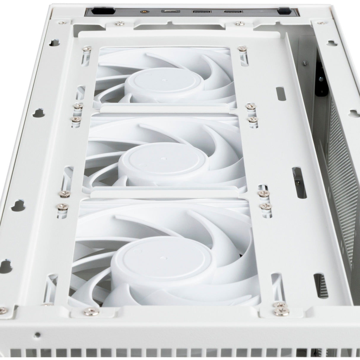 Silverstone sugo 17 mini tårnhus (hvid | 2x USB-A | 1x USB-C)