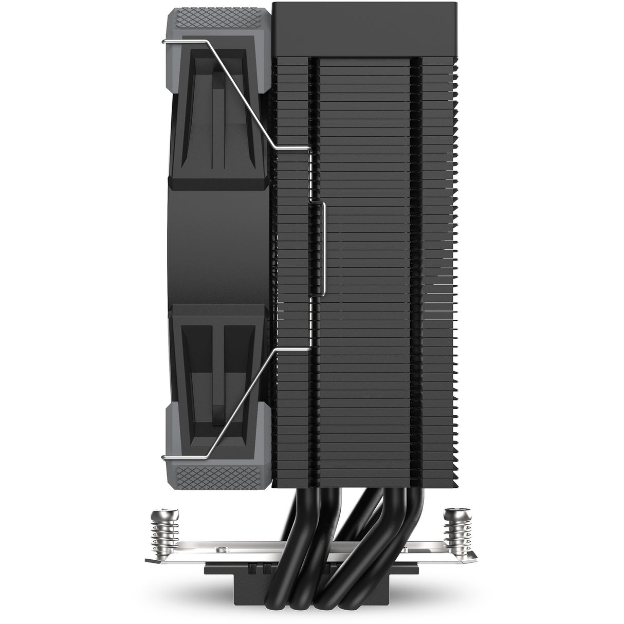 Sharkoon a40 rgb cpu køler (sort, 4-benet pwm blæserstik)