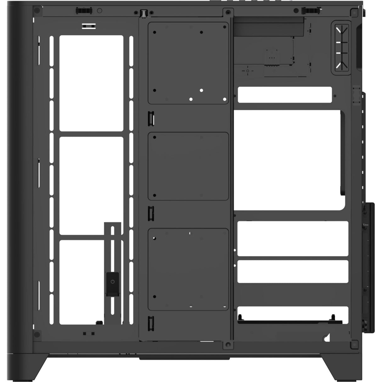 Thermaltake view 390 air midi tårnhus (sort | 2x USB-A | 1x USB-C | hærdet glas)