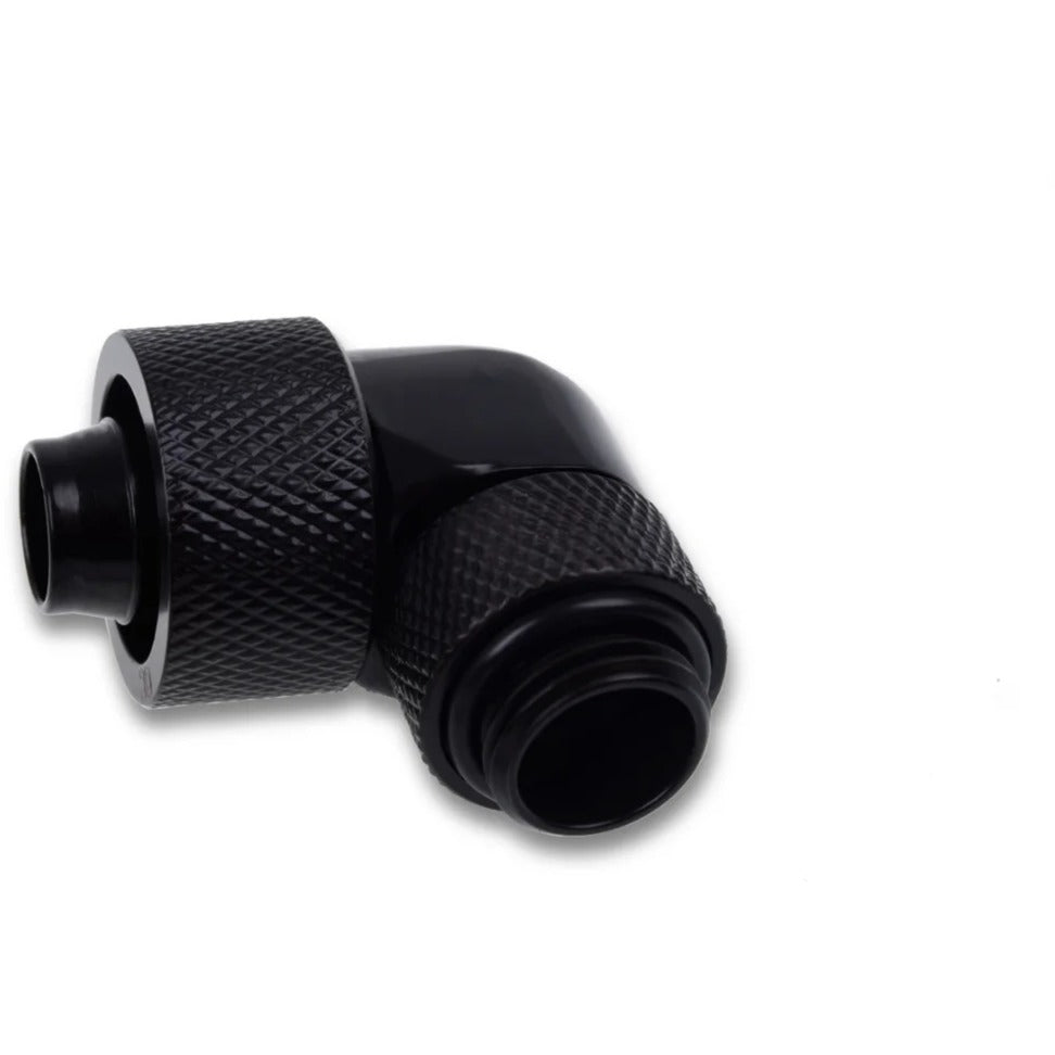 Alphacool eiszapfen 16 10mm skruemundstykke 90° drejelig g1 4 tilslutning (sort, 4 stk.)