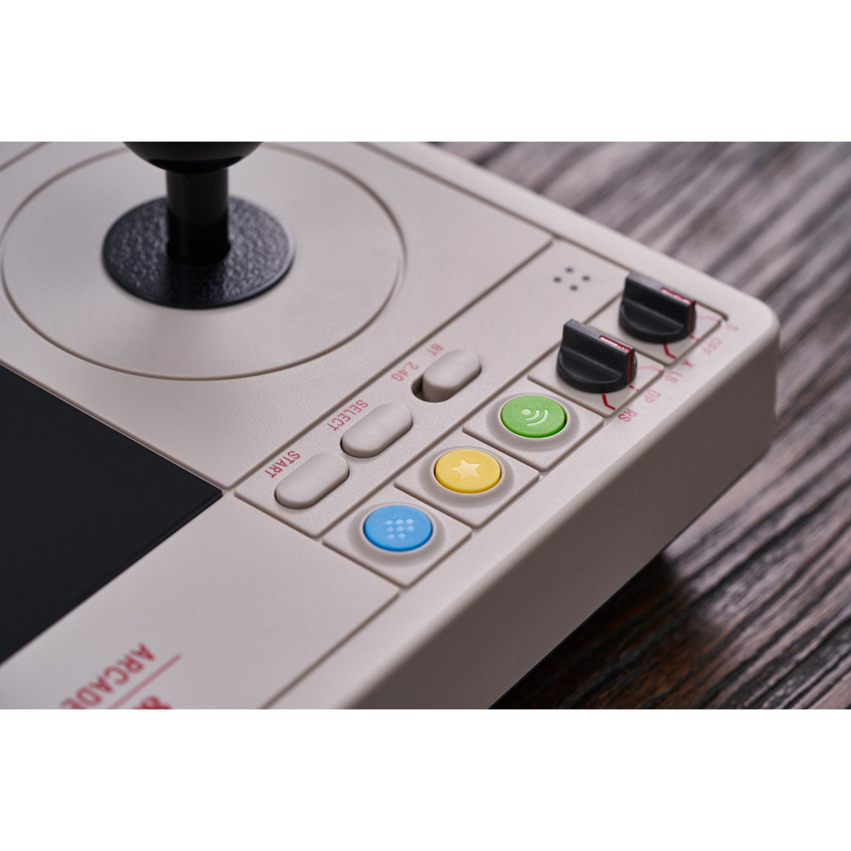 8bitdo arcade stick gamepad (grå)