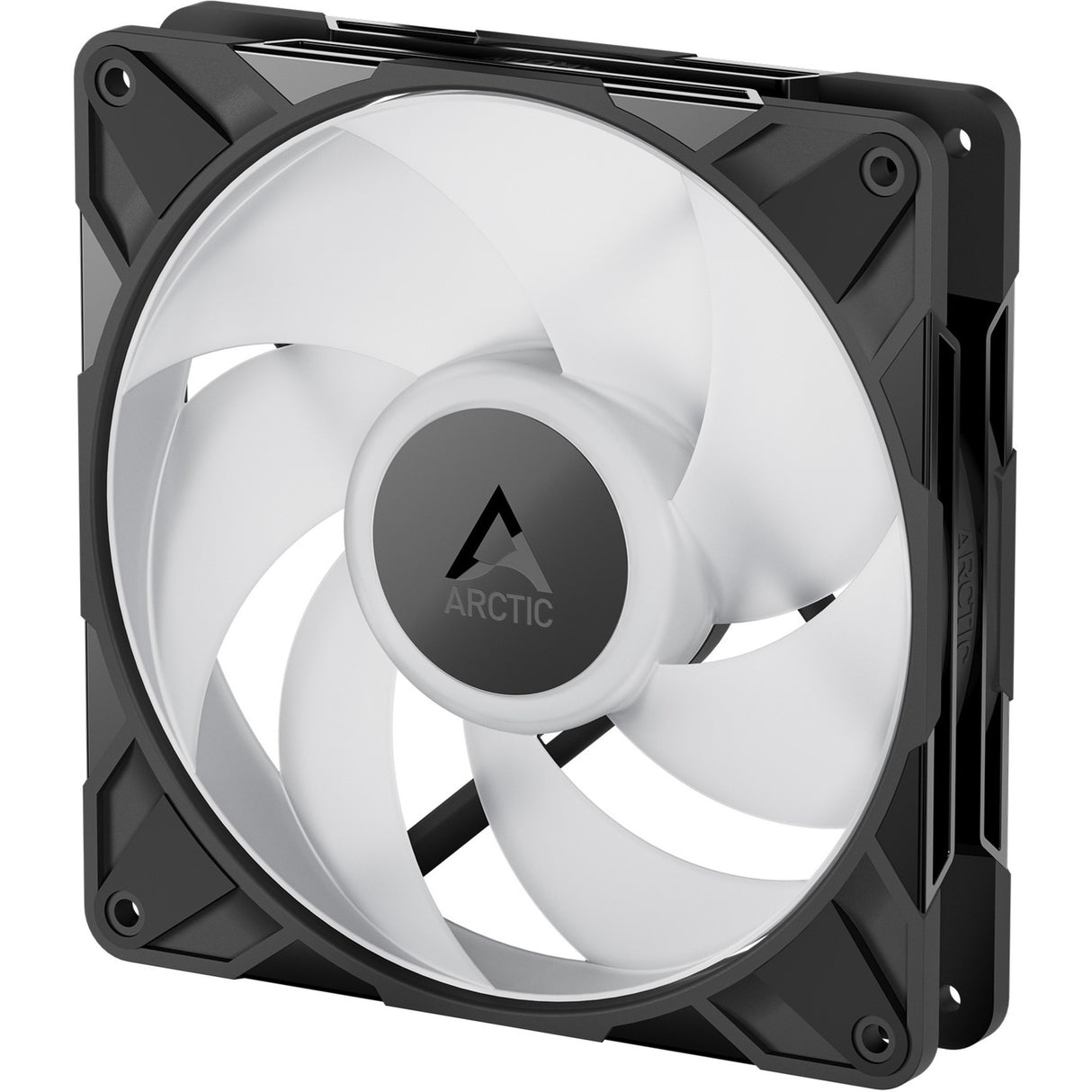 Arctic p14 pro a-rgb kabinet blæser (sort, 140 x 140 x 27 mm, pwm)