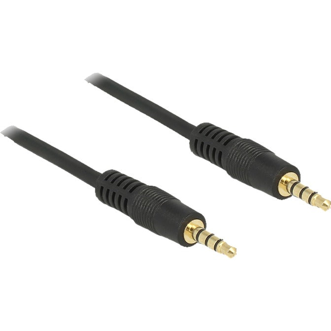 Delock 3,5 mm hankablet > 3,5 mm hankabel (sort, 1 meter)