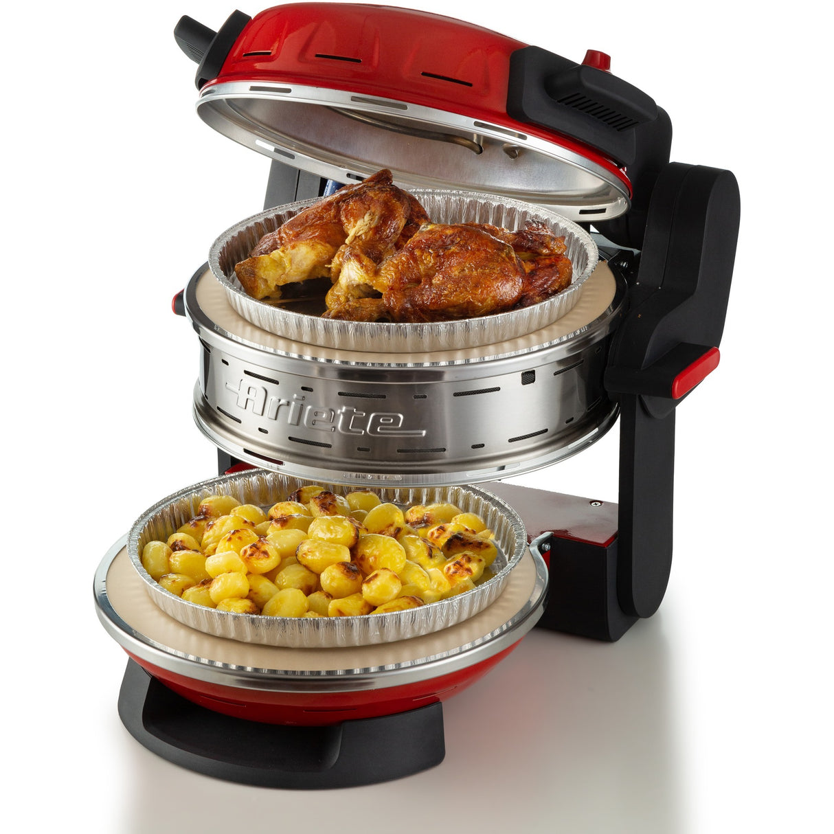 Ariete dobbelt pizzaovn 0927 00 (rød)
