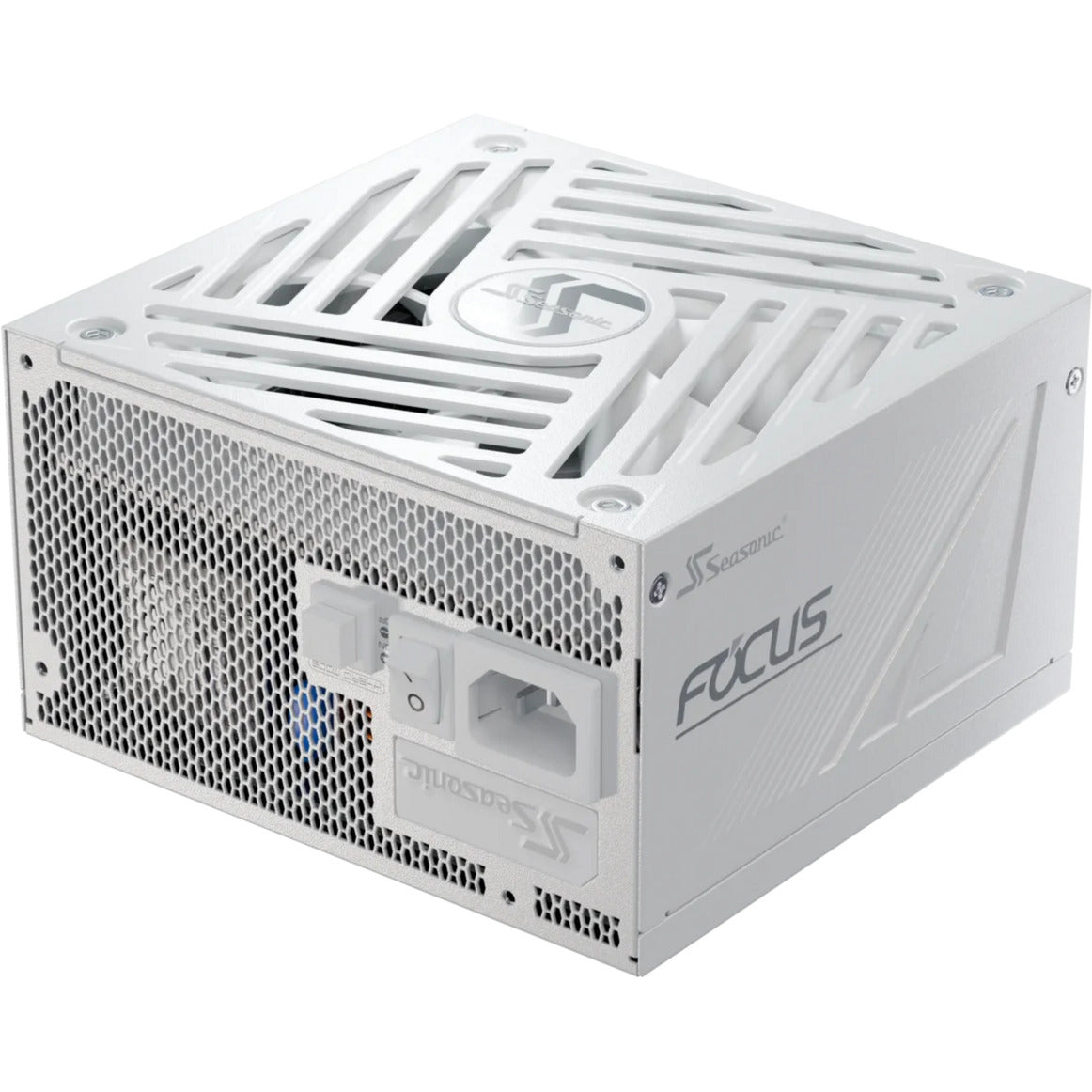 Seasonic focus-gx-750-v4 atx3.0 modulær 750 watt strømforsyning (hvid, 1x 12vhpwr, 2x pcie)
