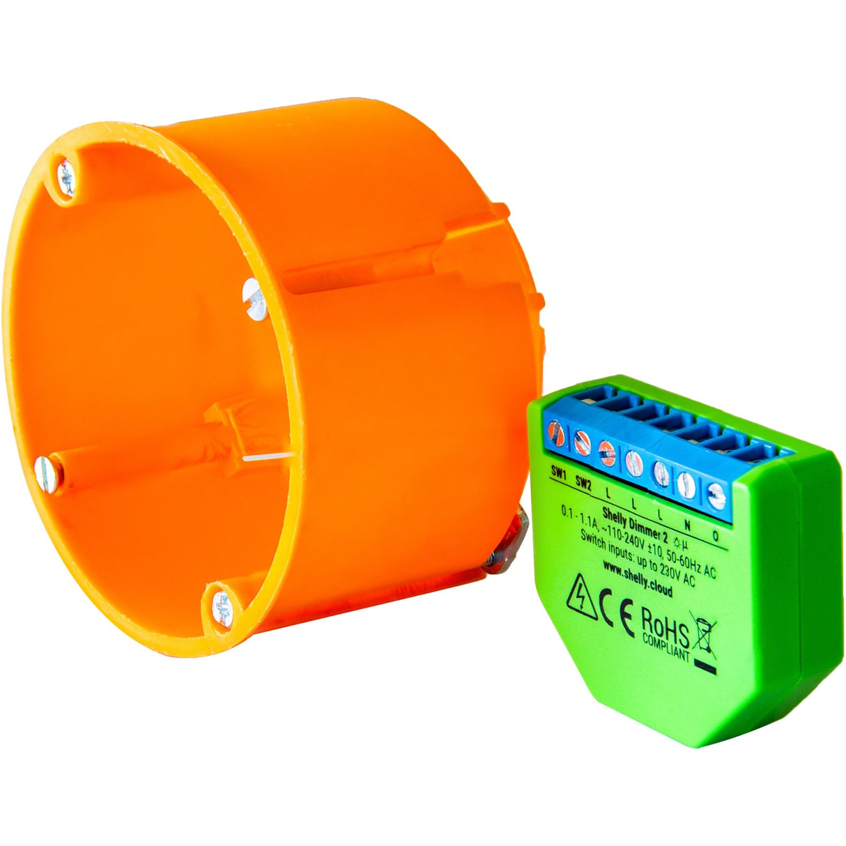 Shelly lysdæmper 2 - lysdæmper - indendørs - 200w - grøn