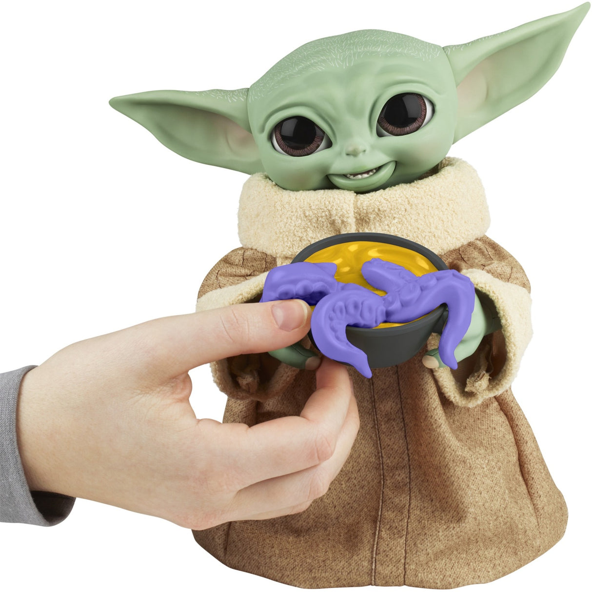 Hasbro star wars - galaktisk snackin' grogu-legende figur