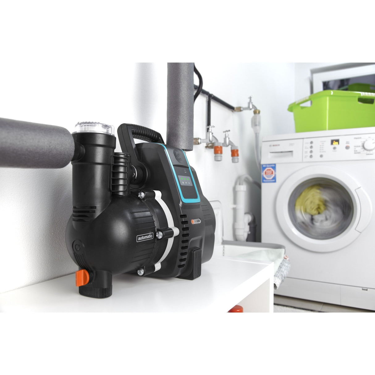 Gardena smart trykforstærkningspumpe 5000 5e (sort, 19080-20)