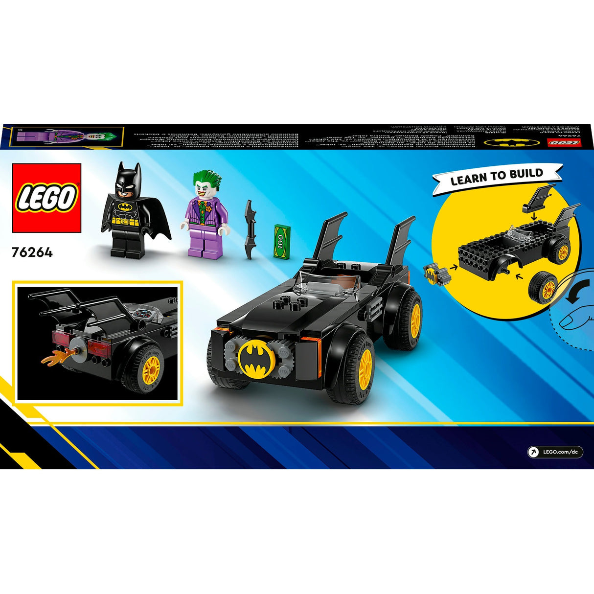 Lego DC Super Heroes - Batmobile Chase: Batman vs. jokeren byggelegetøj (76264)