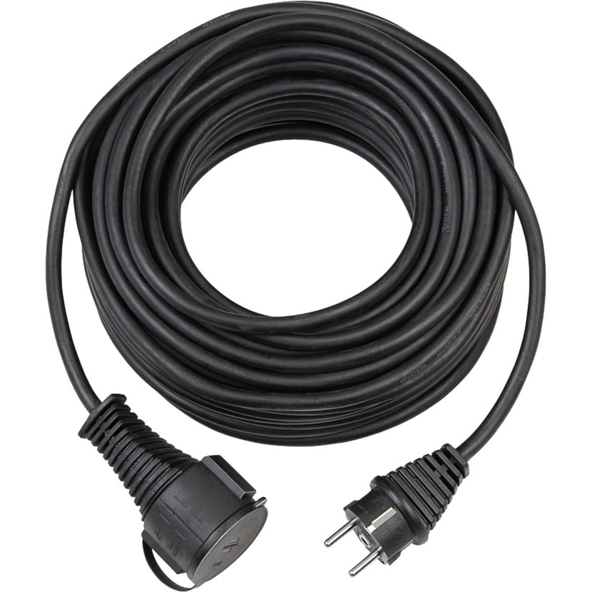 Brennerstuhl bremaxx® forlængerkabel (25 m kabel, til kortvarig udendørs brug IP44) 25 m sort