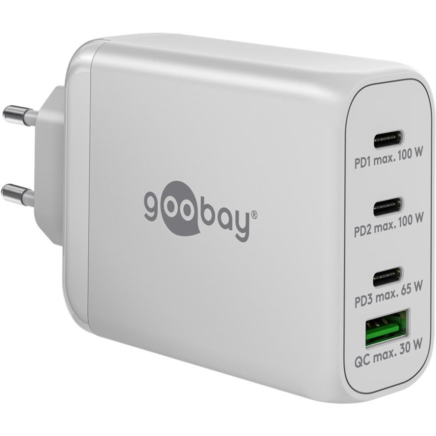 Goobay USB-C PD Multiport Hurtigoplader (100 W) (Hvid)