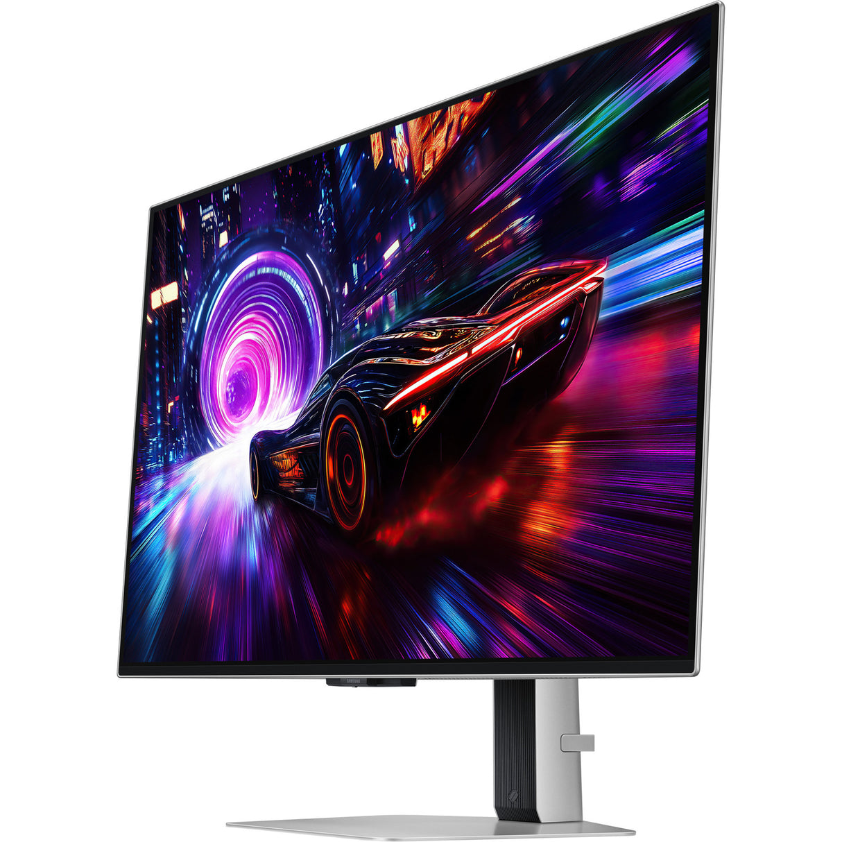 Samsung Odyssey OLED G8 G81SF 32 4K UHD-gamingskærm (sølv, 2x HDMI, DisplayPort, 2x USB-A, USB-B, 240 Hz)
