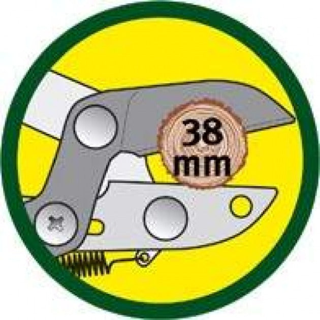 Wolf-garten træsaks rc-m - snorføring - grendiameter op til 38 mm - 50 % mindre kraft påkrævet - multi-star®