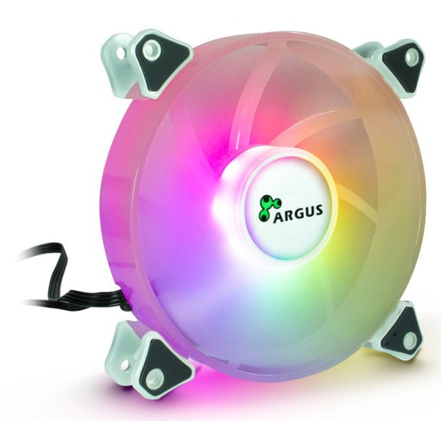 Inter-tech argus rs-061 rgb kabinet blæser (120 x 120 x 25 mm, pwm)
