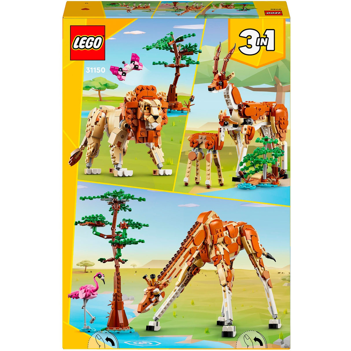 Lego creator 3i1 safaridyr - 31150