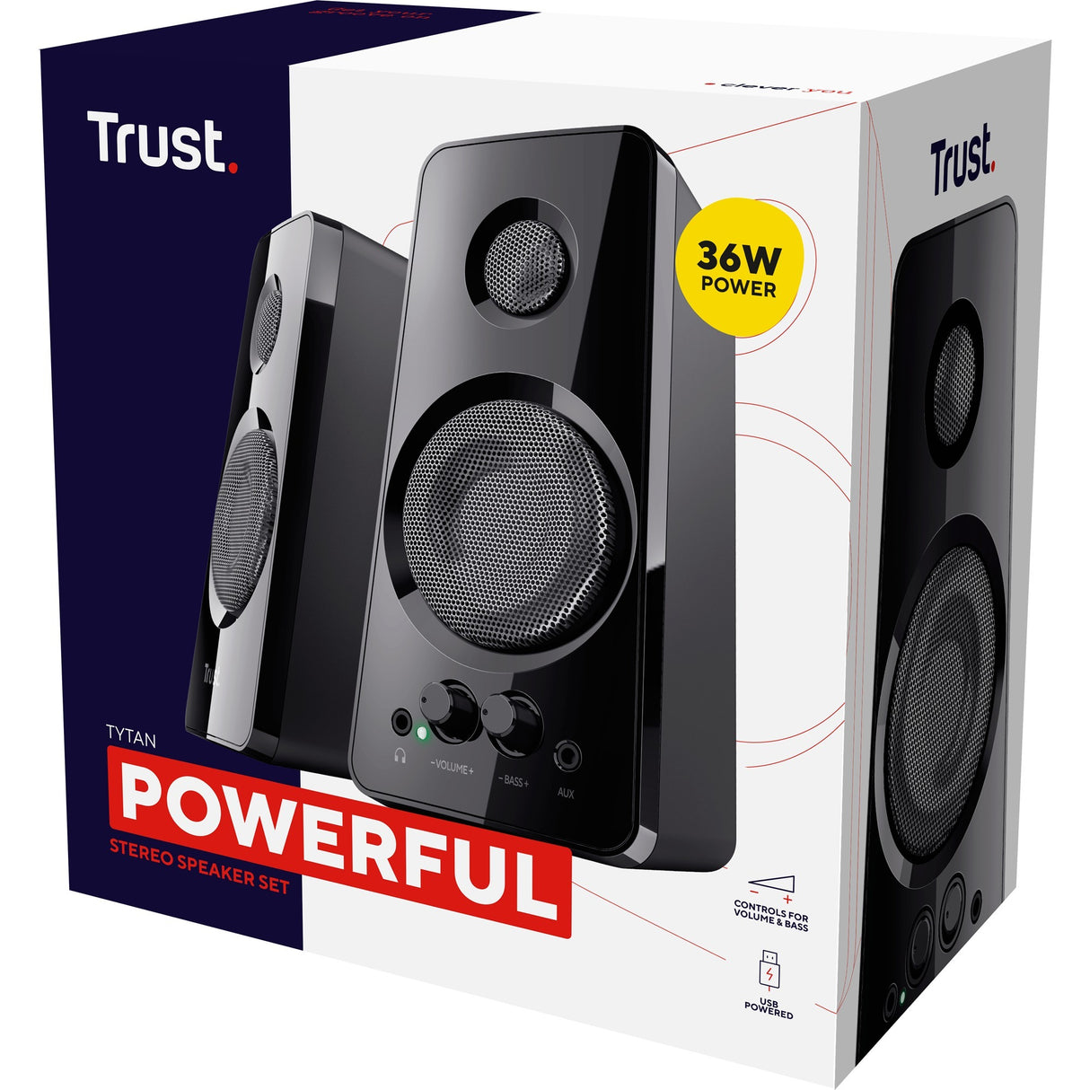 Trust Tytan 2.0 højttalersæt PC-højttaler (sort)
