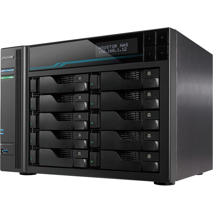 Asustor lockerstor 10 as6510t nas (sort)