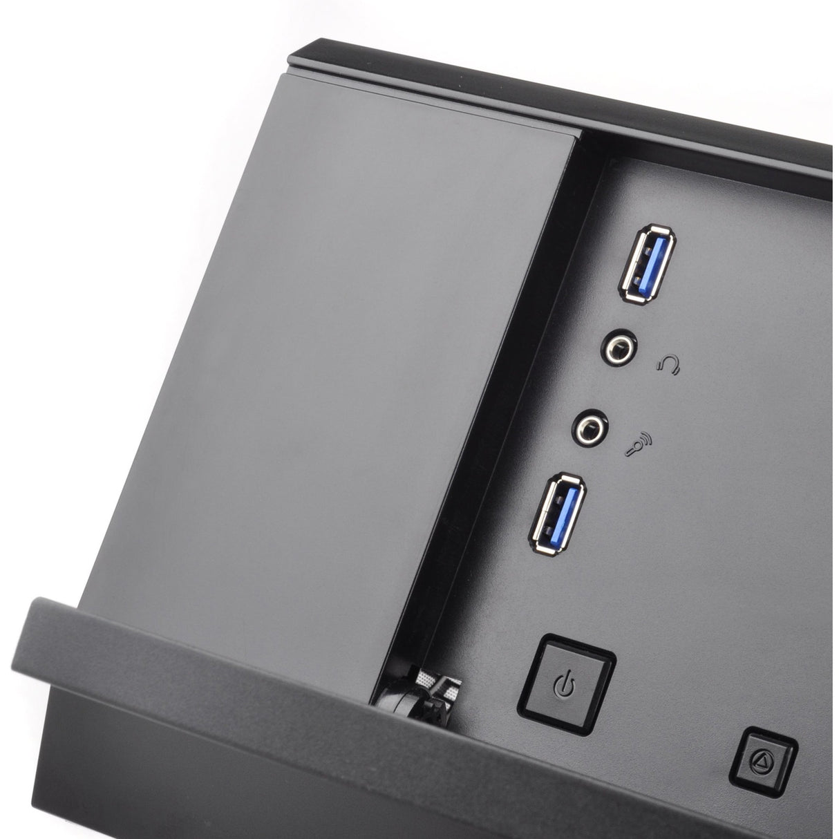 Silverstone SST-GD10B HTPC-hus (sort | 2x USB-A)