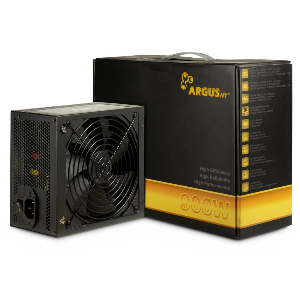 Inter-tech argus GPS-900 900 watt strømforsyning (sort, 4x pcie)