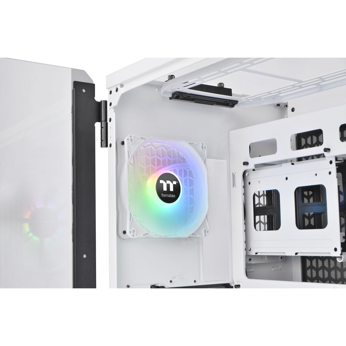 Thermaltake view 51 tg sne argb edition midi tårnhus (hvid | 4x USB-A | 1x USB-C | RGB | vindue)