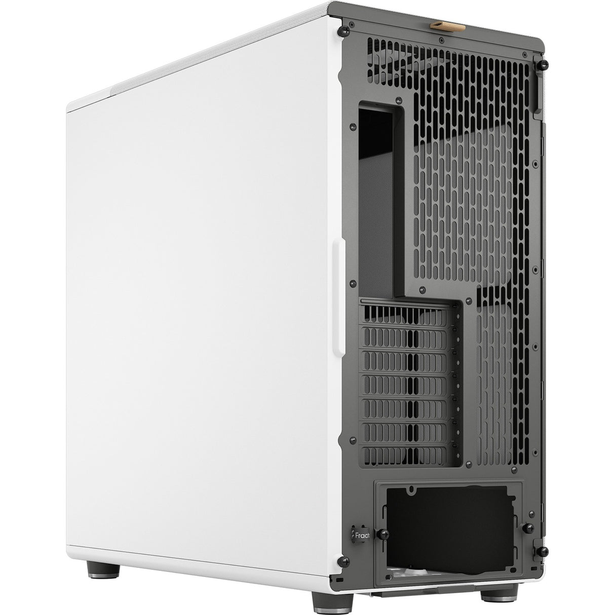 Fractal design nord xl midi tårnhus (hvid træfarve | 2x USB-A | 1x USB-C)