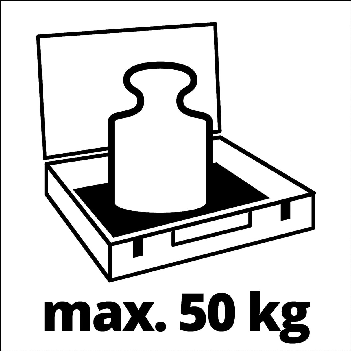 Einhell etui e-box l70 35 - til universal opbevaring - max. bæreevne: 50 kg - blødt skumbetræk - stænksikkert design - ergonomisk håndtag