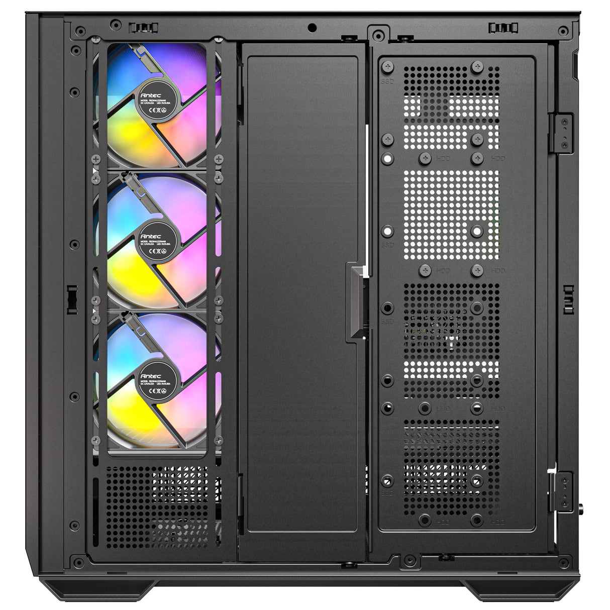 Antec c7 argb midi tårnhus (sort | 2x USB-A | 1x USB-C | hærdet glas)