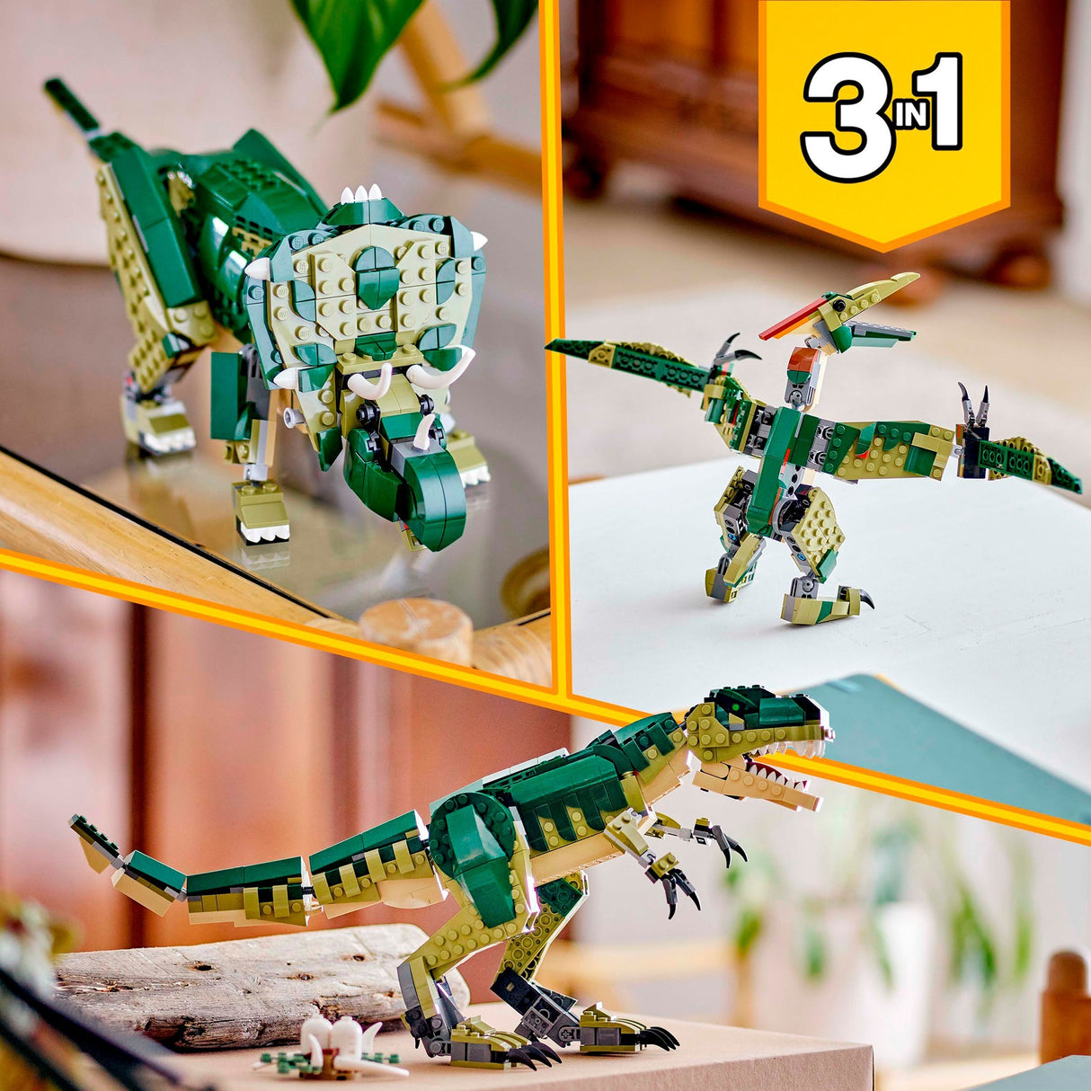 Lego Creator 3i1 t. rex, dinosaur 31151