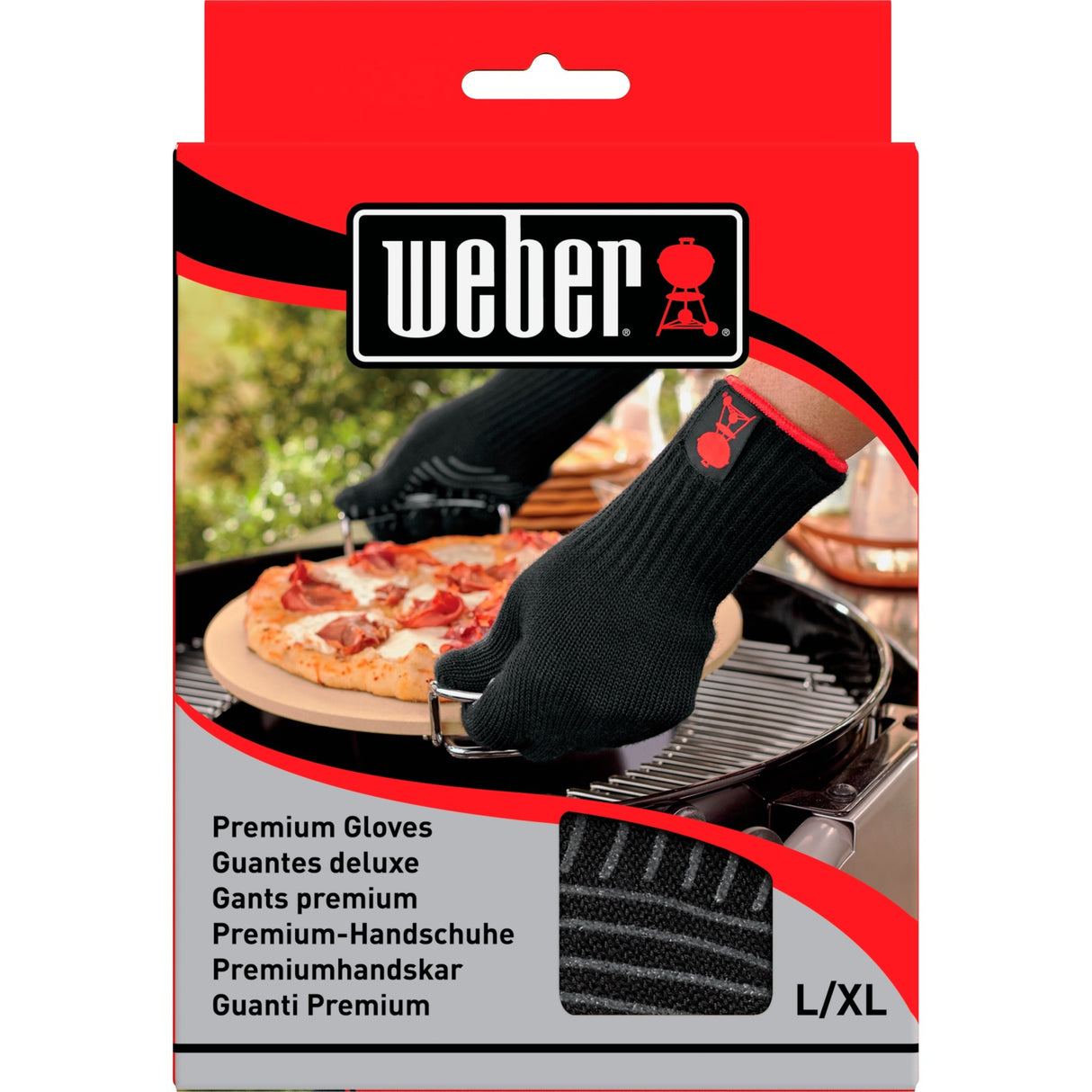 Weber premium handsker (sort, størrelse l xl)