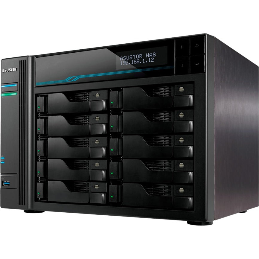 Asustor lockerstor 10 pro as7110t nas (sort)