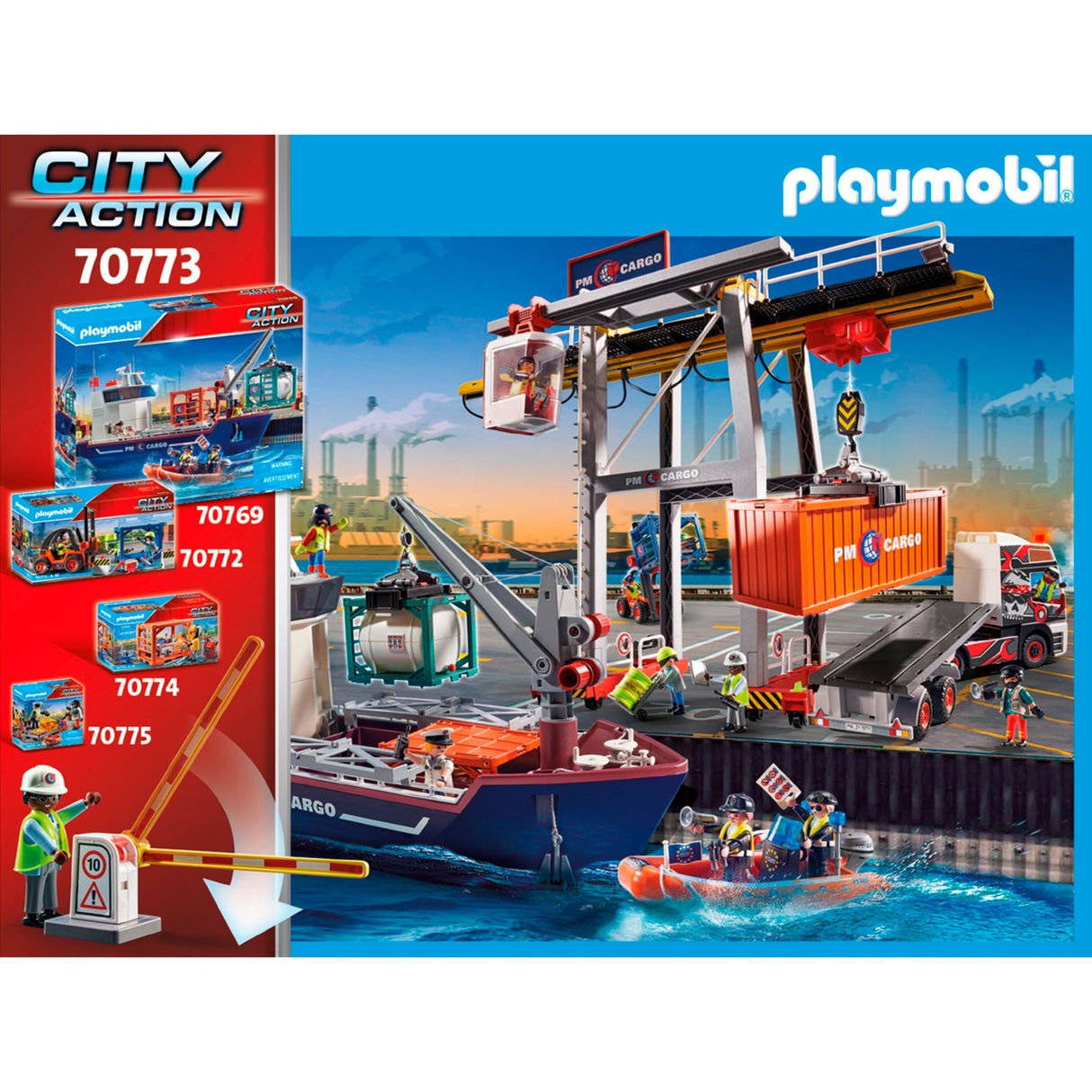 Playmobil city action - byggelegetøj til varelager (70773)
