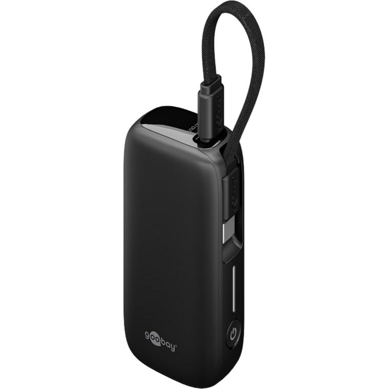 Goobay powerbank 5.000 mah - 20w (sort, USB-C PD)