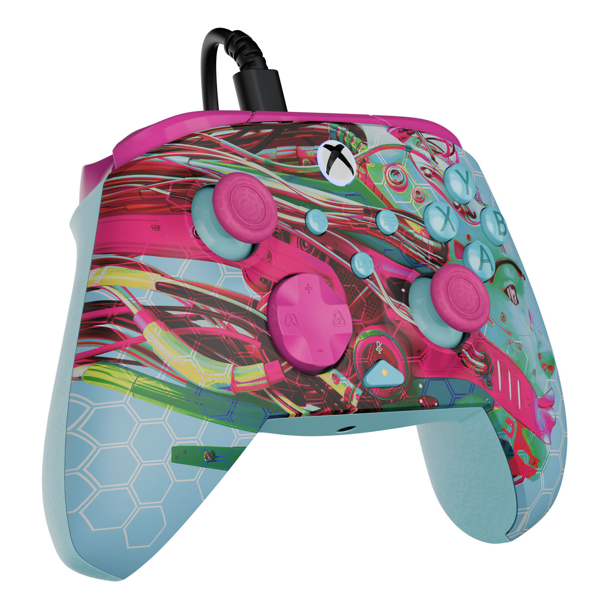 Turtle Beach PDP Rematch Glow Advanced Wired Controller (Android Dreams, Xbox Series X|S, Xbox One, PC)