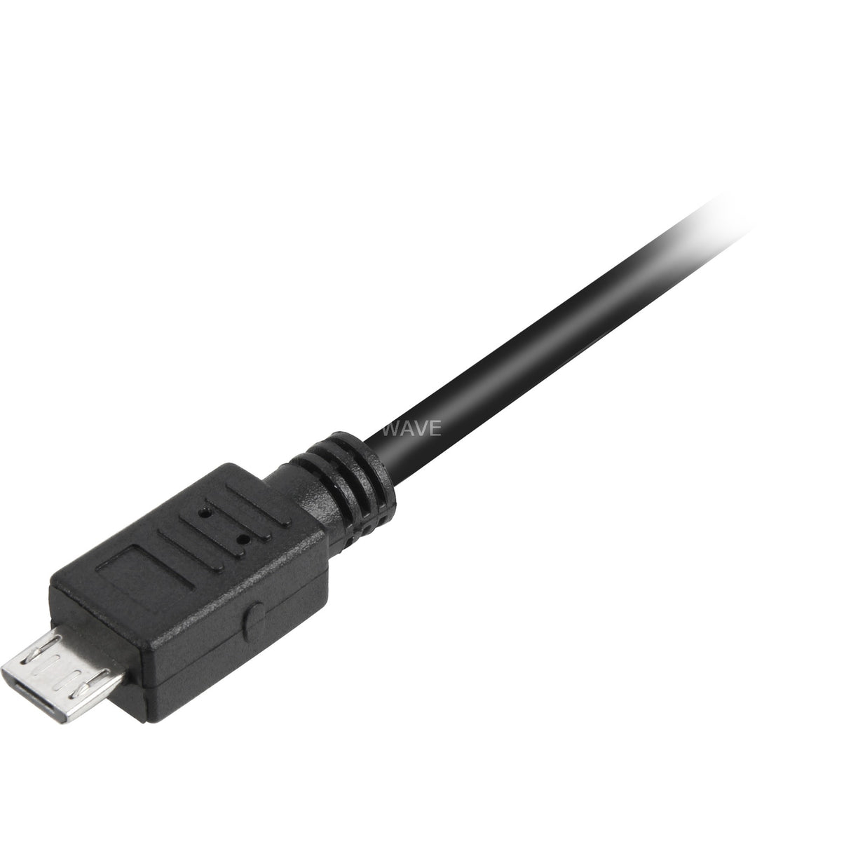 Sharkoon USB-A 2.0 > micro USB-B-kabel (sort, 2 meter)