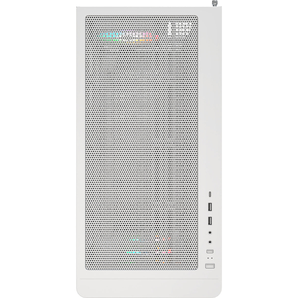 Montech xr wood midi tårnhus (hvid | 1x USB-A | 1x USB-C | RGB | vindue)
