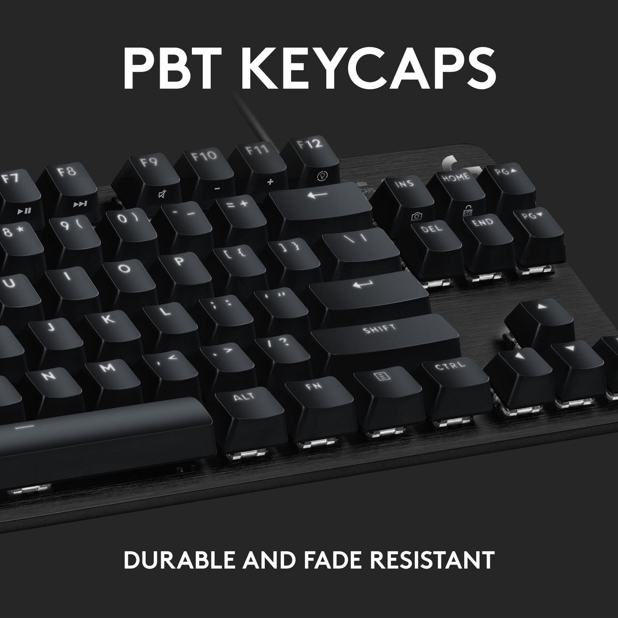 Logitech g413 tkl se mekanisk gaming-tastatur (sort, us-internationalt layout (qwerty), gl taktil, 80 % (tkl))
