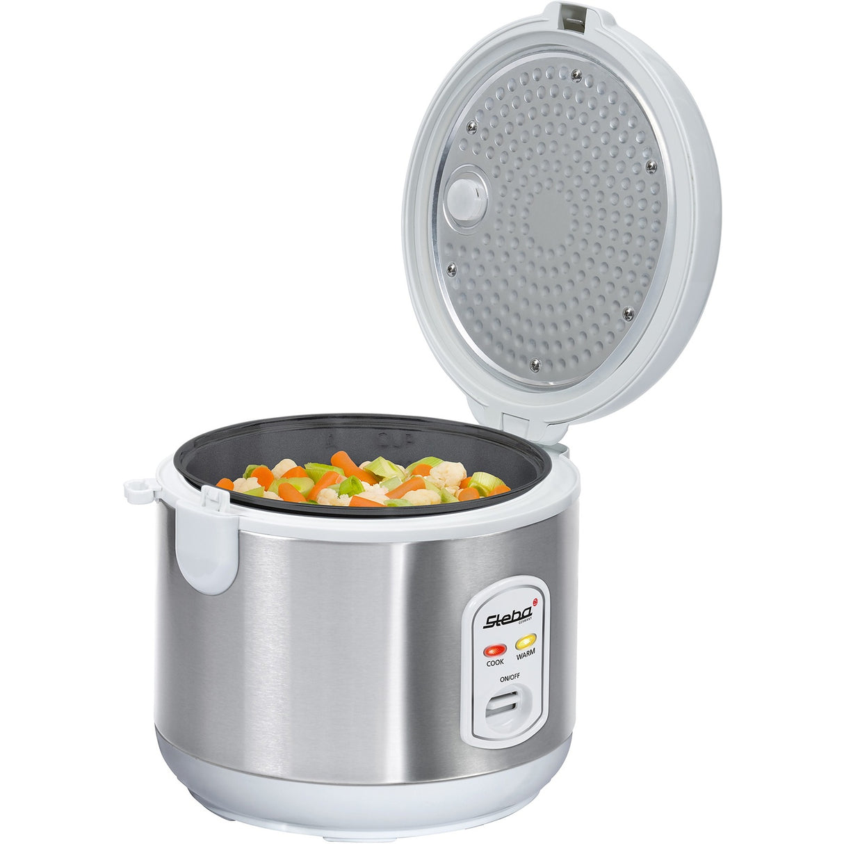 Steba riskoger rk 2 (rustfrit stål hvid)