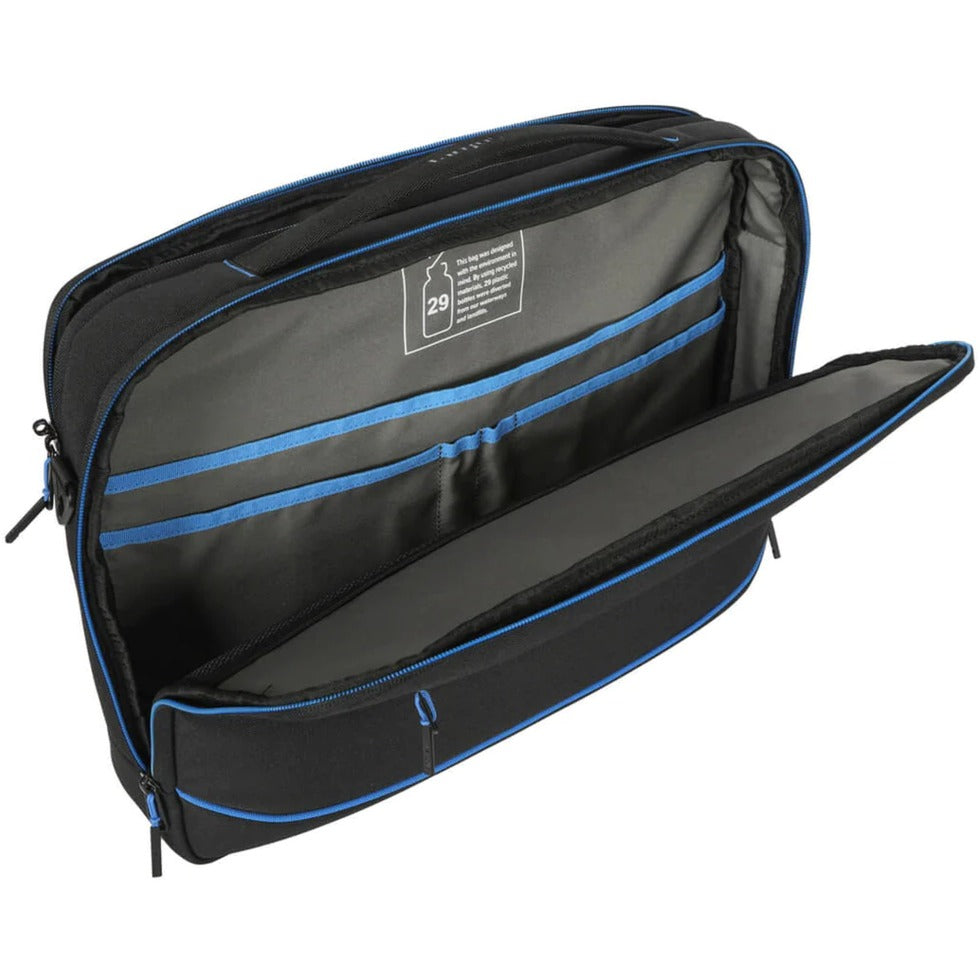 Targus 15-16" kystlinje ecosmart dokumentmappe laptoptaske (sort)