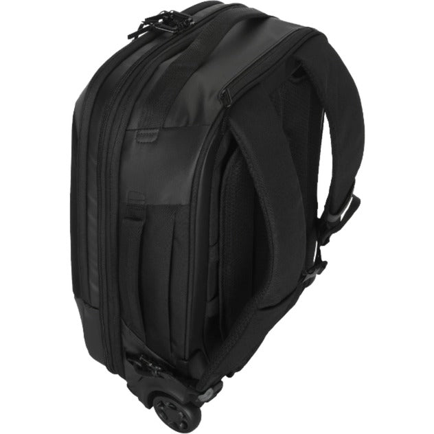 Targus 15,6" ecosmart mobile tech traveller rullende rygsækvogn (sort)