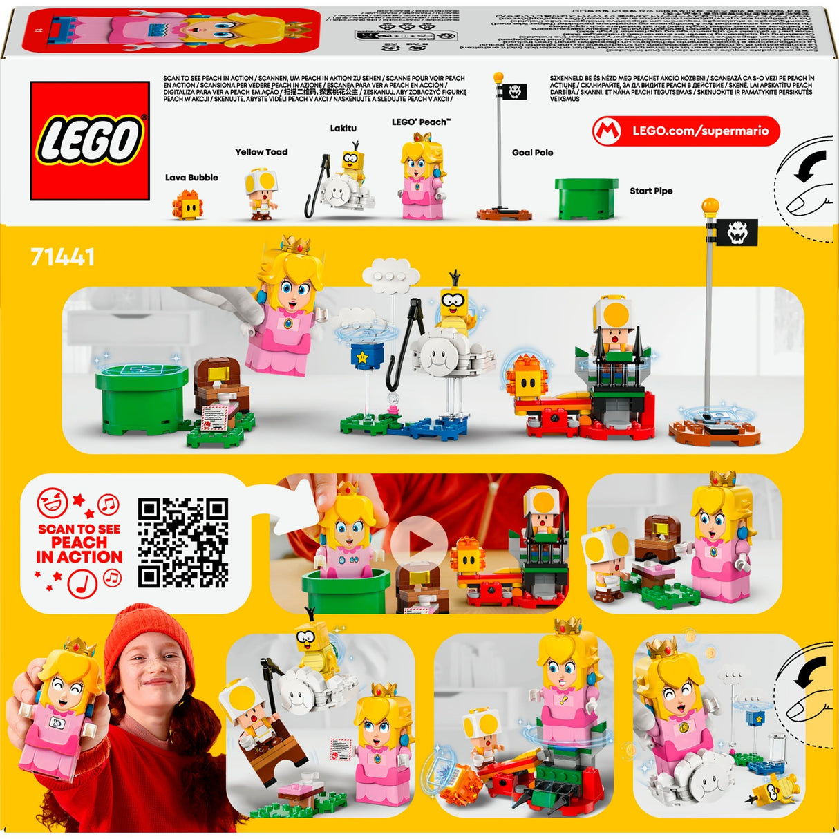 Lego super mario™ - eventyr med interaktiv fersken™ - 71441